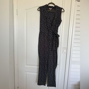 Rebecca Taylor Black and White Polka Dot jumpsuit!!